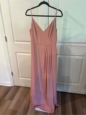 Celebrate DB Studio Blush Pink Sleeveless Bridesmaid Dress Size 10